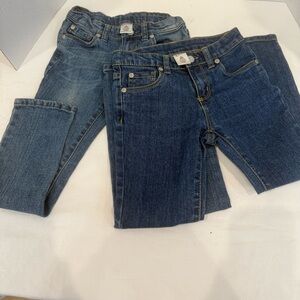 👖2 pair~ Arizona Jeans | Size 5 Regular | Adjustable Waist | Comfy & Pre-Loved